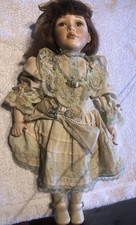 Old porcelain doll - porcelain,