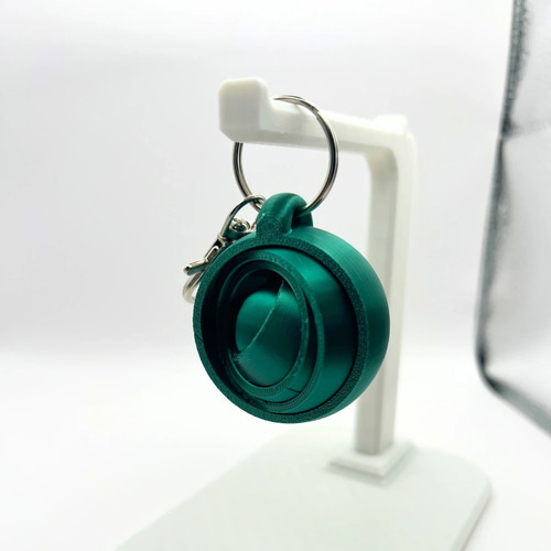 Gyroscopic fidget keychain - fidget,