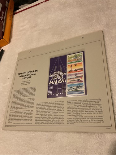 Malawi 1983 souvenir sheet - malawi-1983-souvenir, on