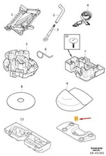 VOLVO V40 Tool Box Foam 31680225 NEW