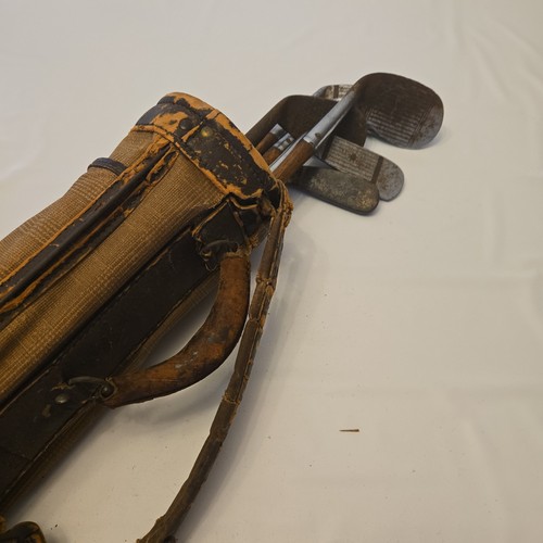 Antique wooden golf clubs - antique,