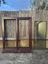 Upvc sliding door Brown patio