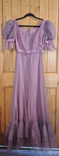 1980s Dusty Lavender Romantic