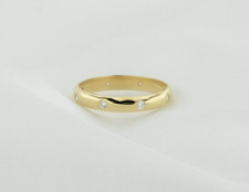 Aligned Diamonds Gypsy Ring in