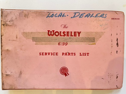 Wolseley service parts - wolseley,