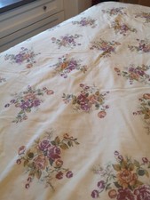 Vintage yellow floral bed - floral,