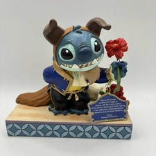 Disney Traditions Stitch Beauty and the Stitch Figurine 6016598 Damaged