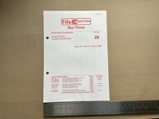 Fife Scottish Bus Group Route