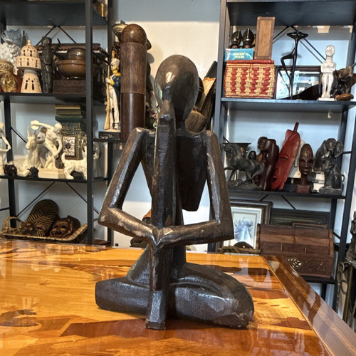 Vintage hand carved - vintage, african