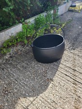  Long Handled Cast Iron Pot Planter. 