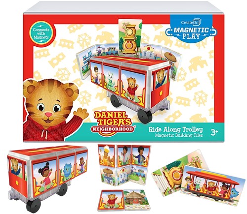 Magnetic tiles building toys - magnetic,