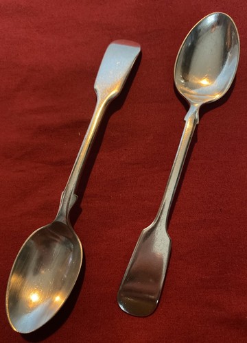Pair antique silver plated - silver,
