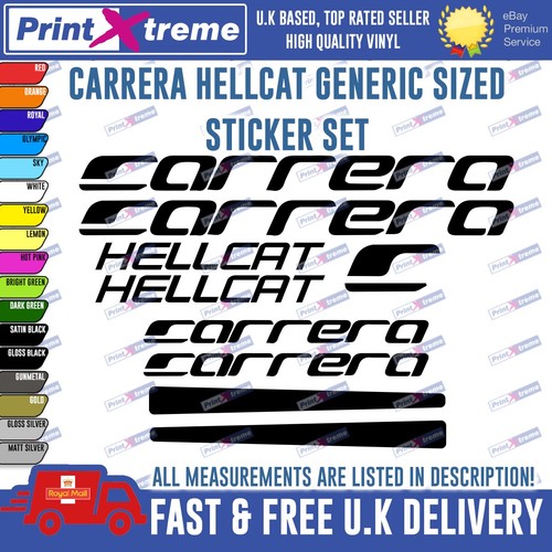 Carrera hellcat vinyl decals - hellcat,