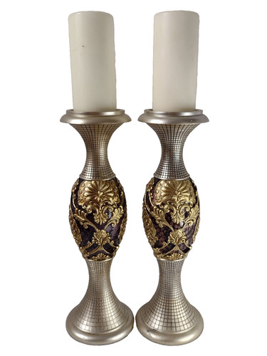Large pillar candle stand - large, with