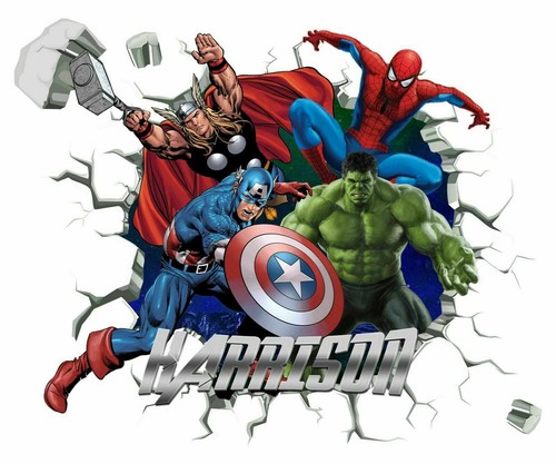 Personalised any name - any, avengers