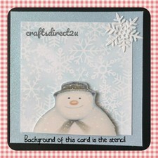 Stencil 5 christmas - -,