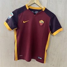 AS Roma 2015/16 Home Shirt Totti #10 - Size 10-12 Years