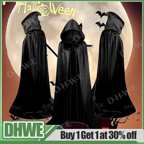 Halloween black cosplay death - black,
