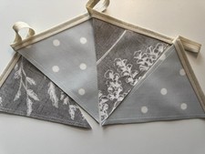 Handmade Oilcloth Bunting -