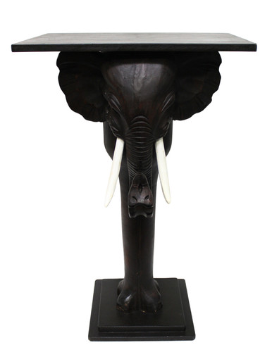Hand carved wooden elephant - hand,