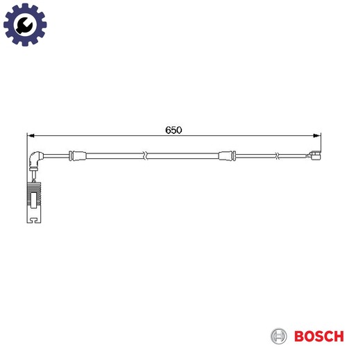 Warning contact brake pad wear - warning,