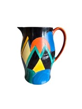 susie cooper LARGE ABSTRACT MOON AND MOUNTAINS JUG C.1930