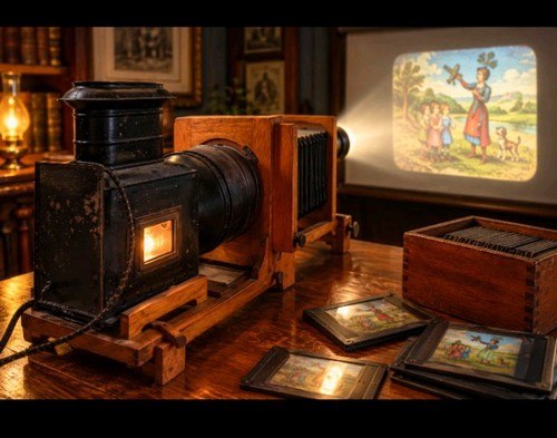 Antique wooden magic - antique,