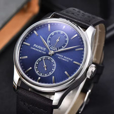 Parnis 43mm Blue Dial