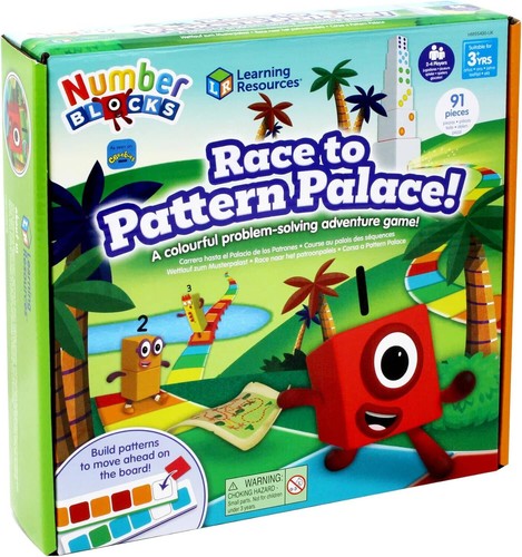 Numberblocks race pattern - race, to
