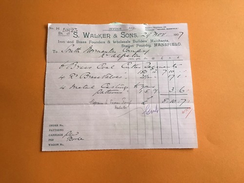 Walker sons mansfield - walker, 1907