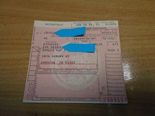 GENUINE HONDA CB550 1976 US TITLE FOR REFERENCE/DISPLAY/MANCAVE WORLDWIDE POST!