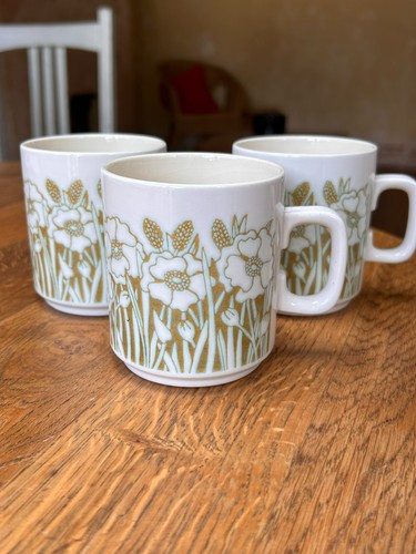 Vintage hornsea fleur - fleur, mugs