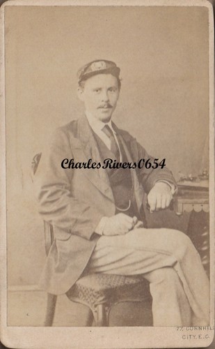 London cdv young man cap - young, in
