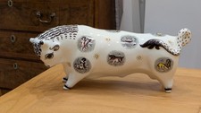 VINTAGE WEDGWOOD ZODIAC LARGE BULL Statue Figure. Arnold Machin & Eric Ravilious