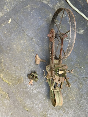 Vintage iron age seeder - vintage,