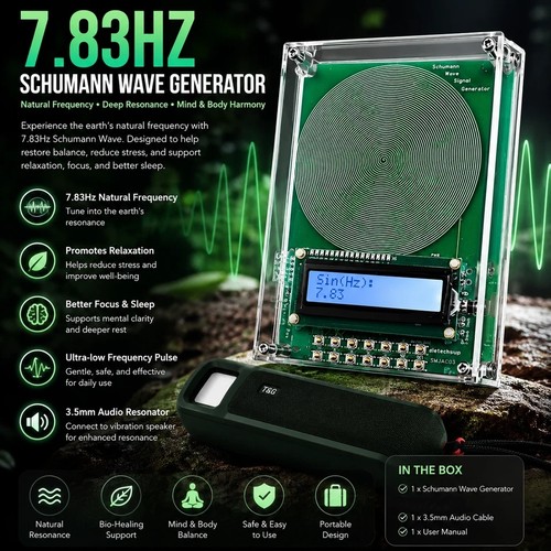 83hz schumann wave - 7.83hz,