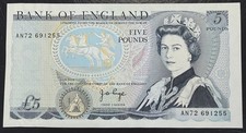 Old Five £5 Pound Note