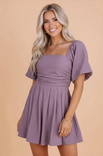 Purple solid cotton square - purple,