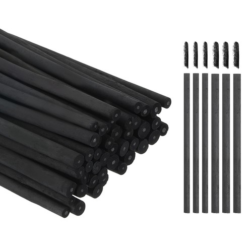 Willow charcoal sticks 5mm - charcoal, sticks,