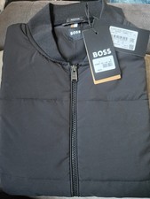 hugo boss jacket in black
