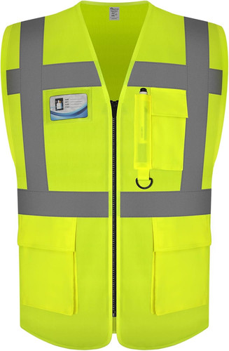 High visibility safety vest - high,