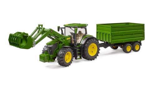 Bruder john deere 350 with - bruder, 7r