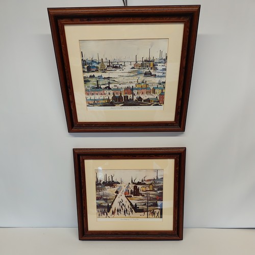 Lowry prints the canal - x,