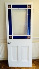 Original Victorian Internal Stained Glass Door