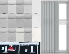 WHITE VERTICAL BLINDS COMPLETE