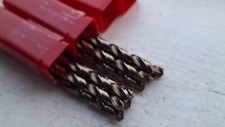 10 Cleveland HSCo8 4.90mm jobber drills ( HSS Co 4.90 twist drill 4.9 DIN338 )