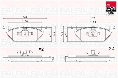 Braking system disc brake - disc,