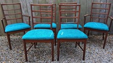 MCM Mcintosh of Kircaldy 6 ladderback chairs incl 2 carvers