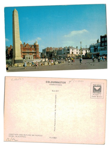 Postcard cenotaph and - postcard,