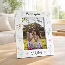 Love You Mum White Portrait